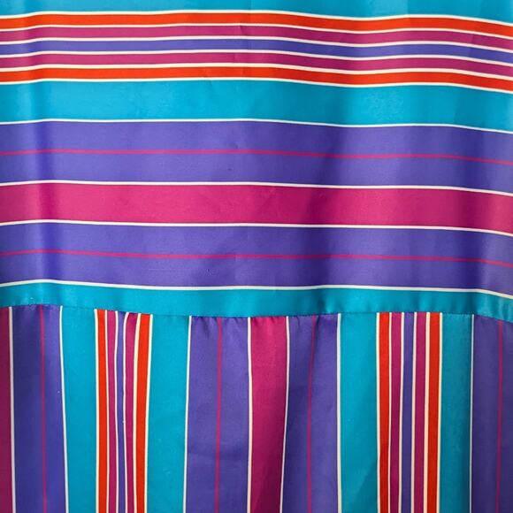 Tori Richard vintage stripe kaftan OSFM - Picture 6 of 9